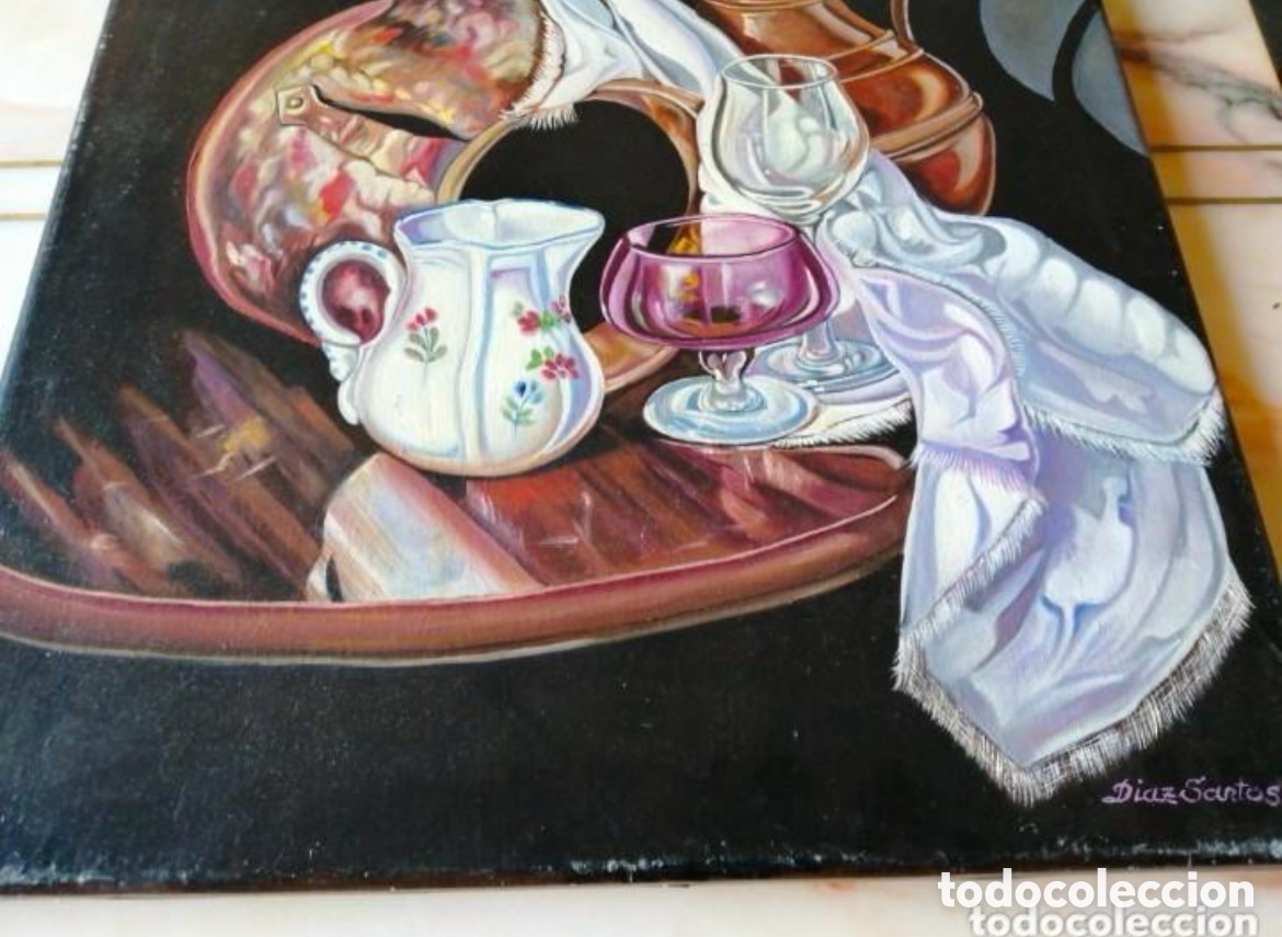 Arte: &Oacute;LEO SOBRE LIENZO DE D&Iacute;AZ SANTOS - Foto 3