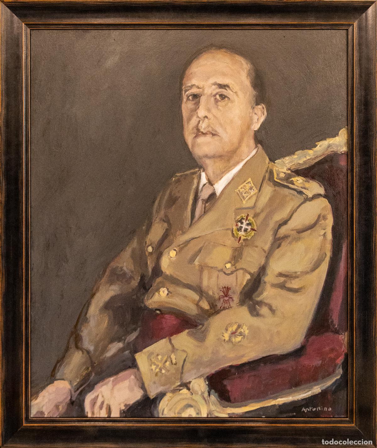 Arte: Retrato del General Francisco Franco - Foto 1