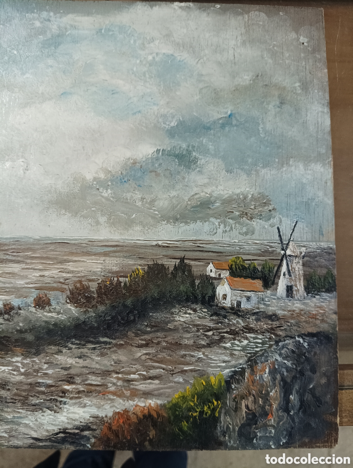 Arte: OLEO SOBRE TABLA PAISAJE - Foto 2