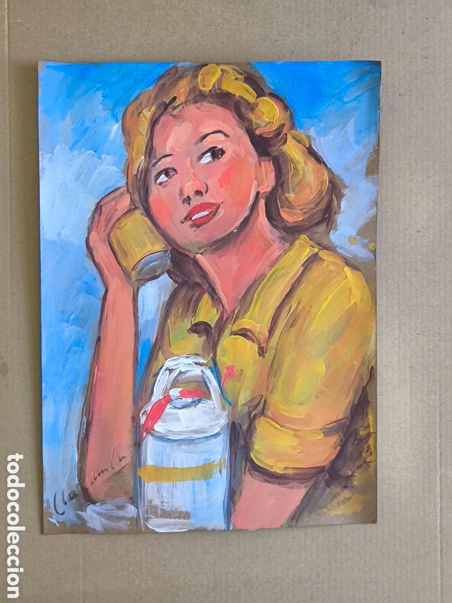 Kunst: Chica rubia ( pin Up )