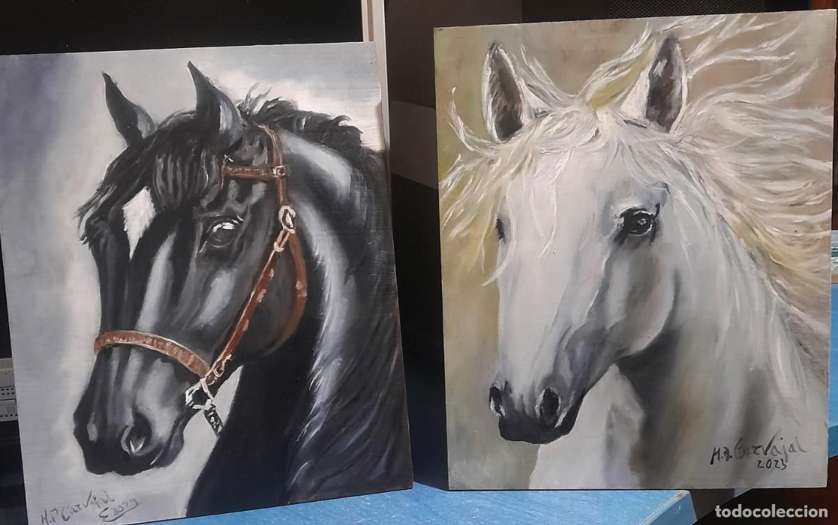 Arte: cabezas de caballo 22*27 cm - Foto 1