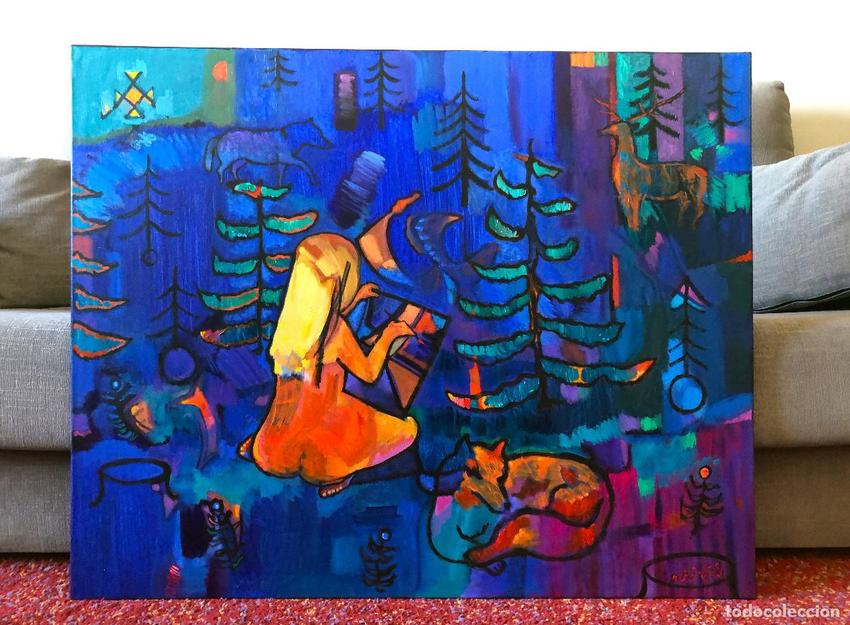 Arte: NI&Ntilde;A PINTANDO CON ANIMALES - Foto 2