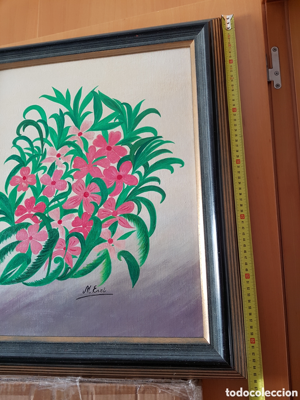 Arte: Cuadro Flores pintado a mano - Foto 3