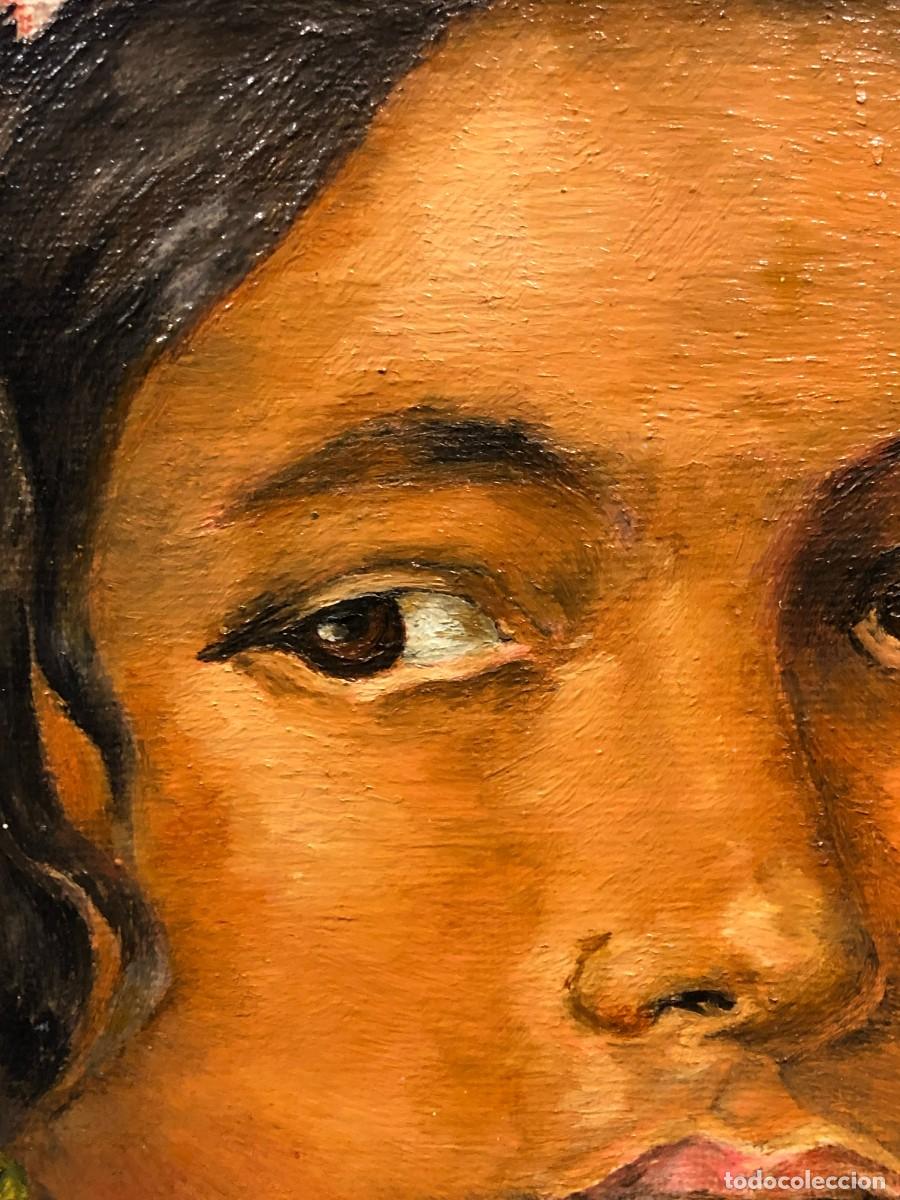 Arte: RETRATO DE GITANILLA, FIRMADO - Foto 6
