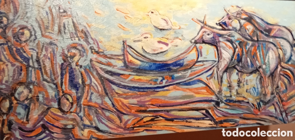 Arte: Preciosa obra del artista portugu&eacute;s pintor Carlos Wanzaller (Portugal, Espinho, 1957)