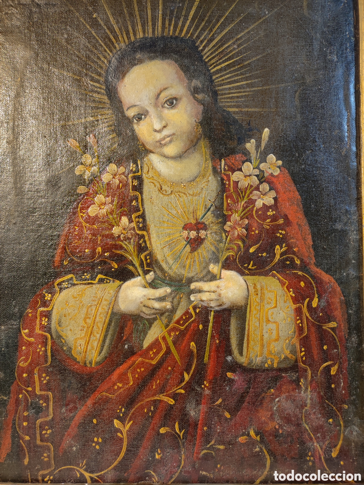 Arte: Coraz&oacute;n de Jes&uacute;s ni&ntilde;o. - Foto 2