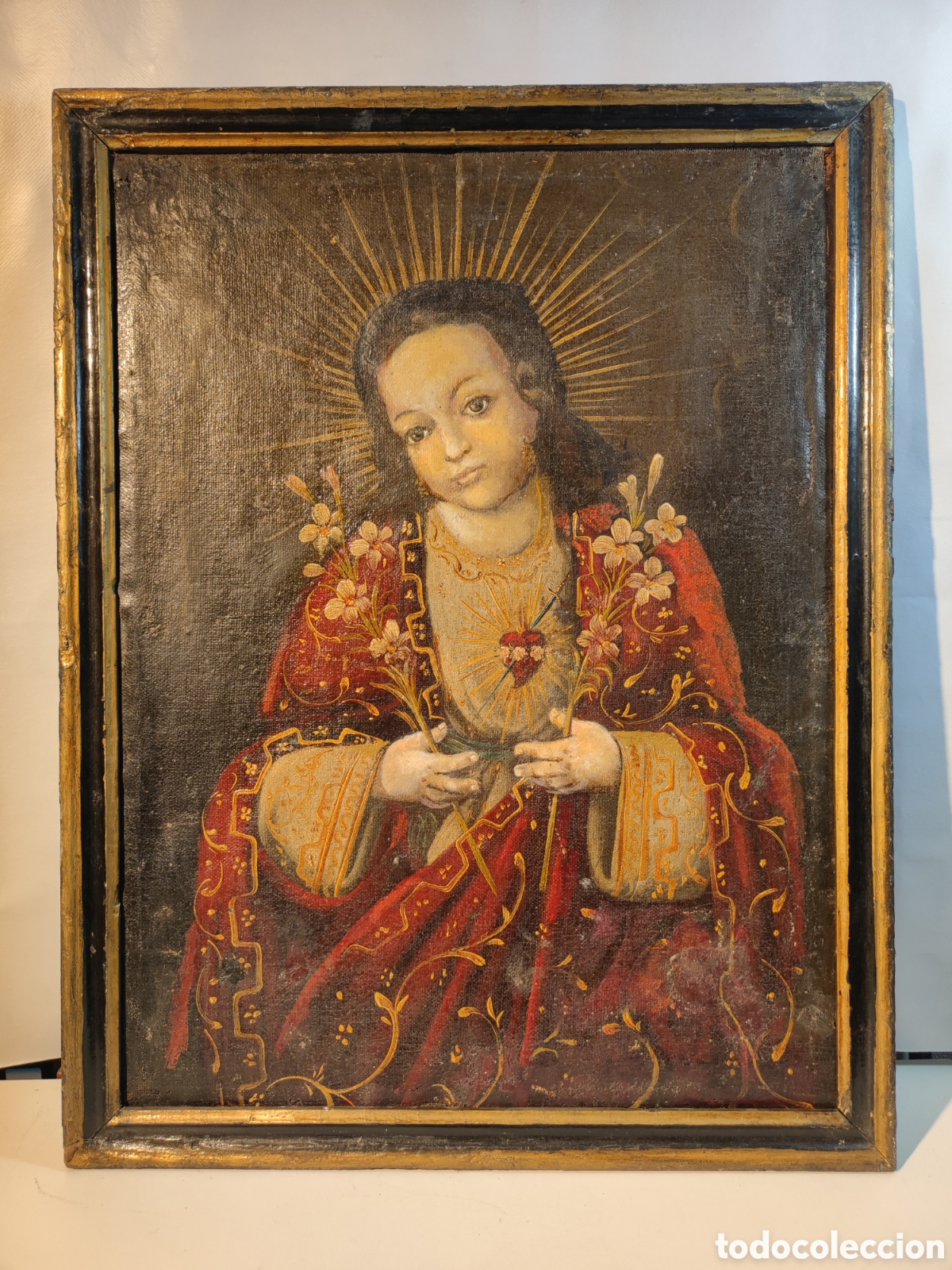 Arte: Coraz&oacute;n de Jes&uacute;s ni&ntilde;o. - Foto 1