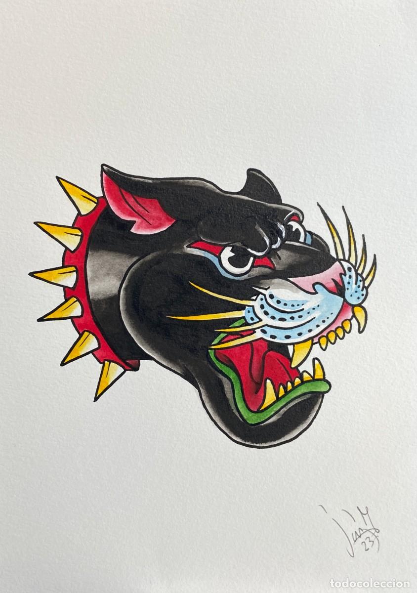 Arte: Javi Cuadrado (1986) - Cabeza de pantera - Foto 1