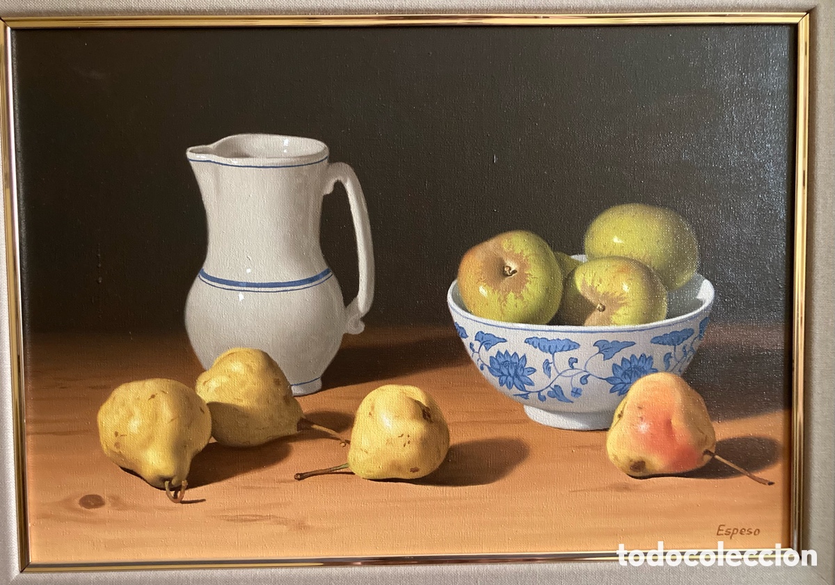 Arte: Bodeg&oacute;n con fruta de Espeso - Foto 1