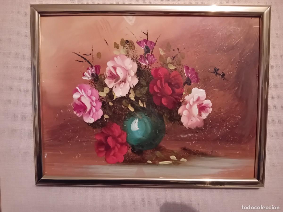 Arte: Bodeg&oacute;n de flores siglo XX - Foto 2
