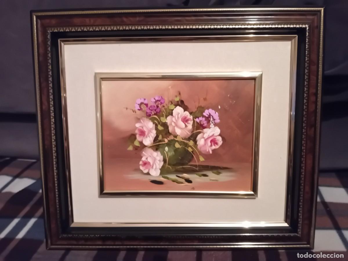 Arte: Bodeg&oacute;n de flores siglo XX - Foto 1