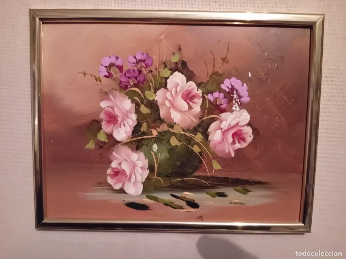 Arte: Bodeg&oacute;n de flores siglo XX - Foto 2