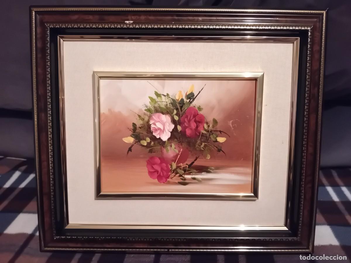 Arte: Bodeg&oacute;n de flores siglo XX - Foto 1
