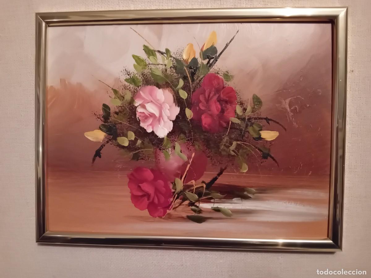 Arte: Bodeg&oacute;n de flores siglo XX - Foto 2