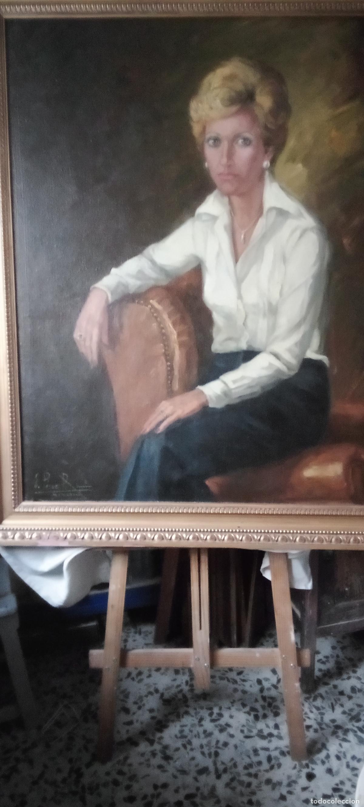 Kunst: J. P&Eacute;REZ ROM&Aacute;N. RETRATO FEMENINO.
