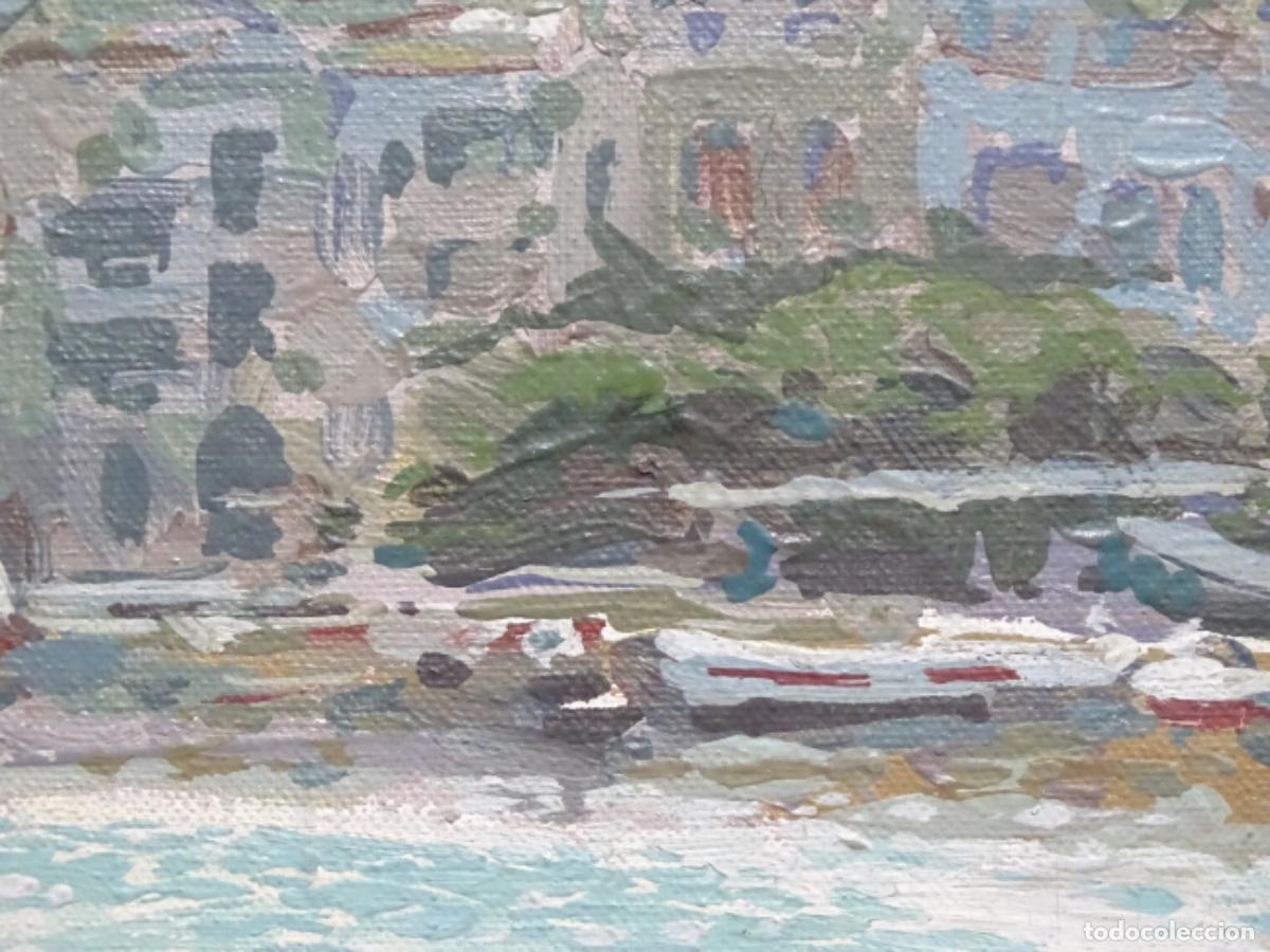 Arte: &Oacute;LEO TABLEX FIRMADO BOSCH 81. CADAQUES. - Foto 6