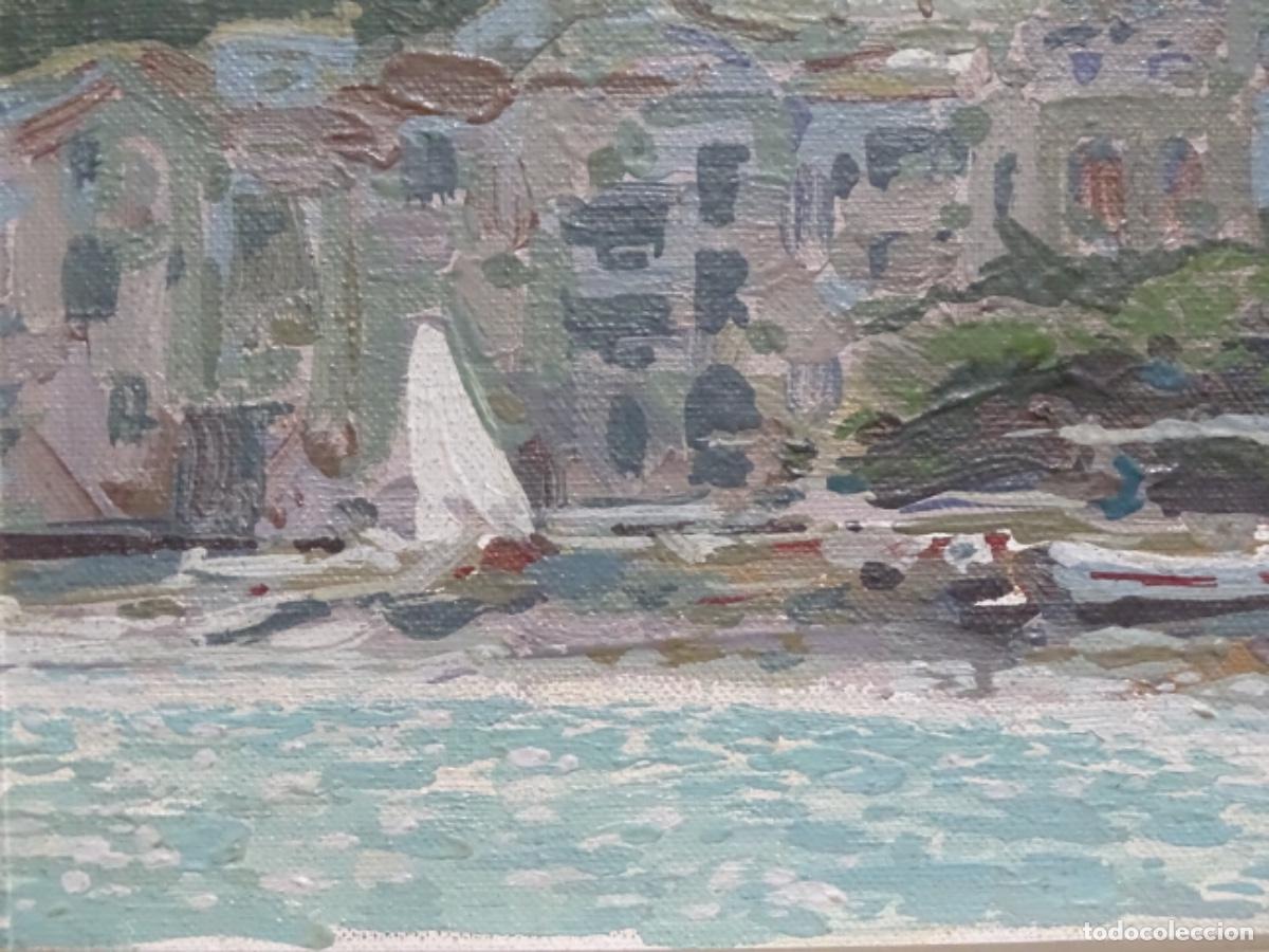 Arte: &Oacute;LEO TABLEX FIRMADO BOSCH 81. CADAQUES. - Foto 7