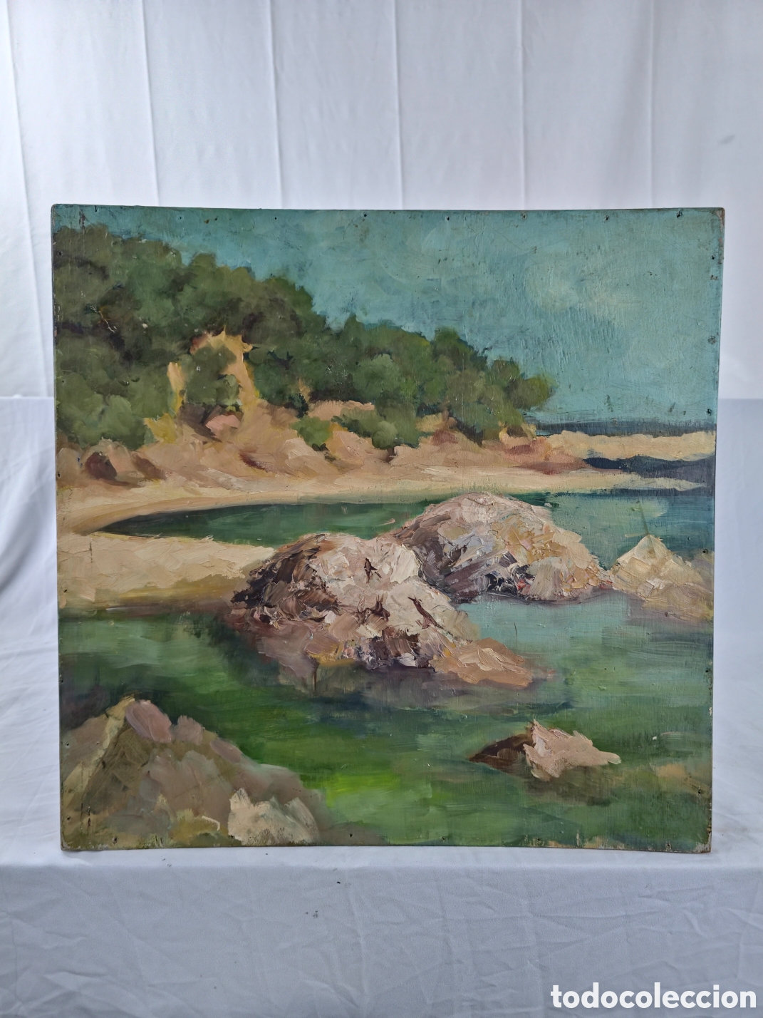 Arte: Paisaje Costa Brava An&oacute;nimo - Foto 3