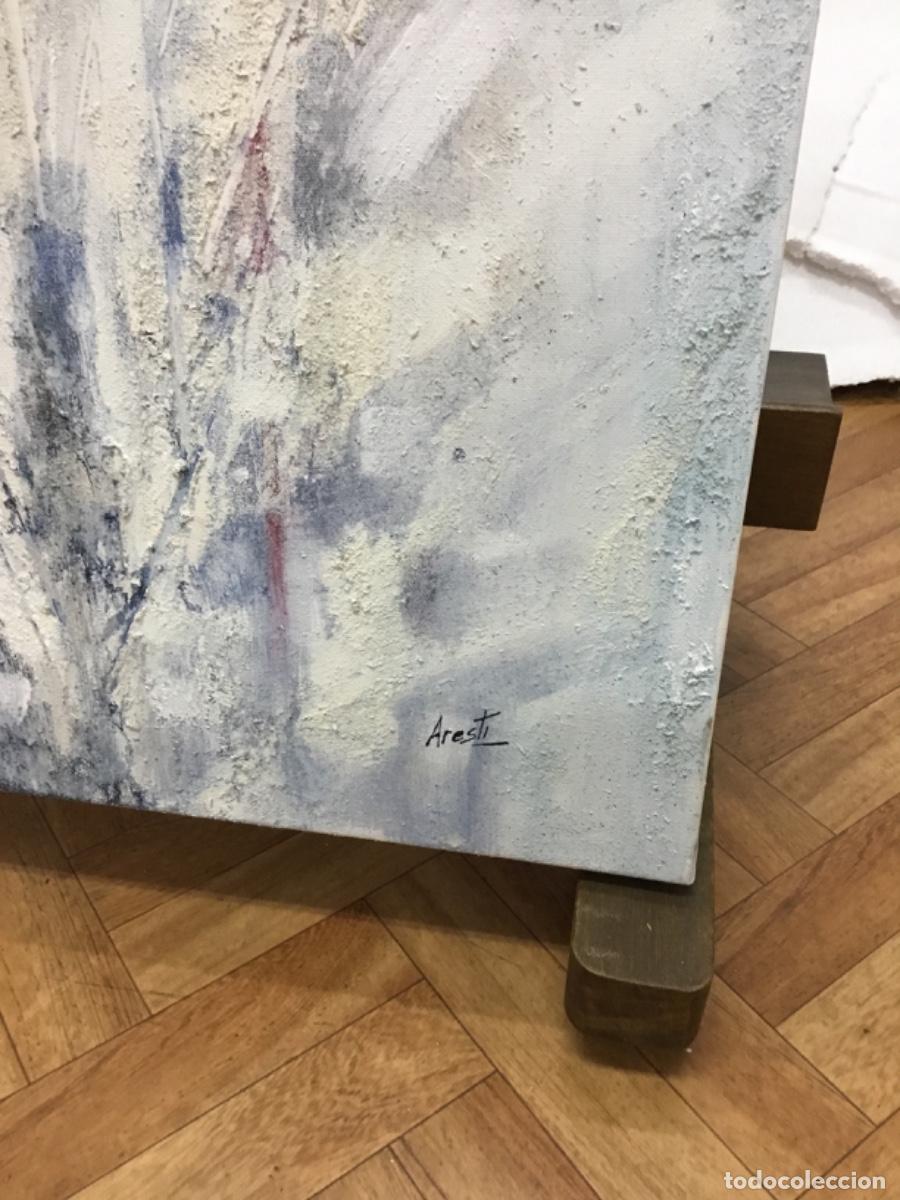 Arte: Oleo abstracto firmado Aresti - Foto 3