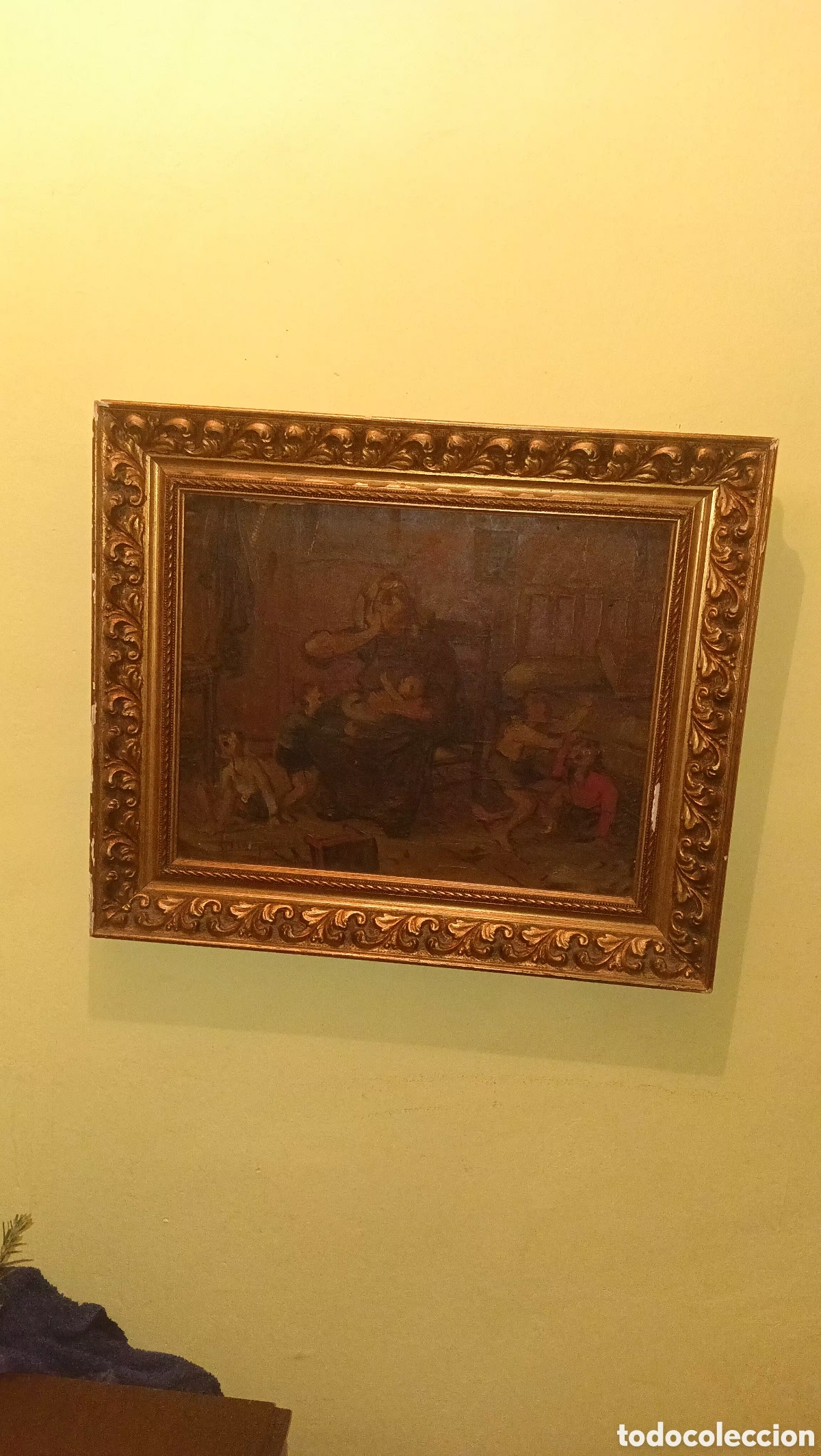 Arte: Cuadro antiguo Roger Allain - Foto 2