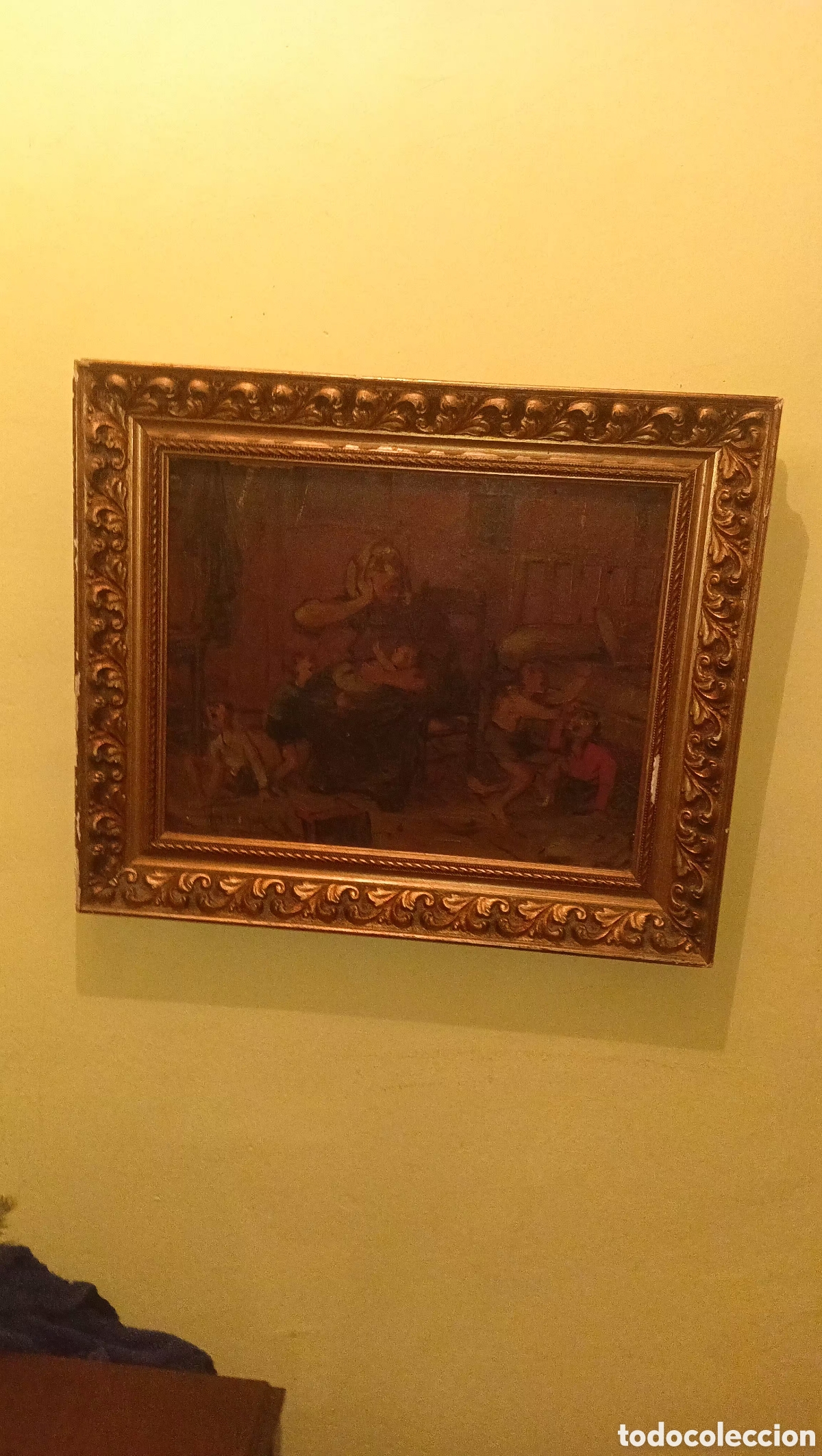 Arte: Cuadro antiguo Roger Allain - Foto 3