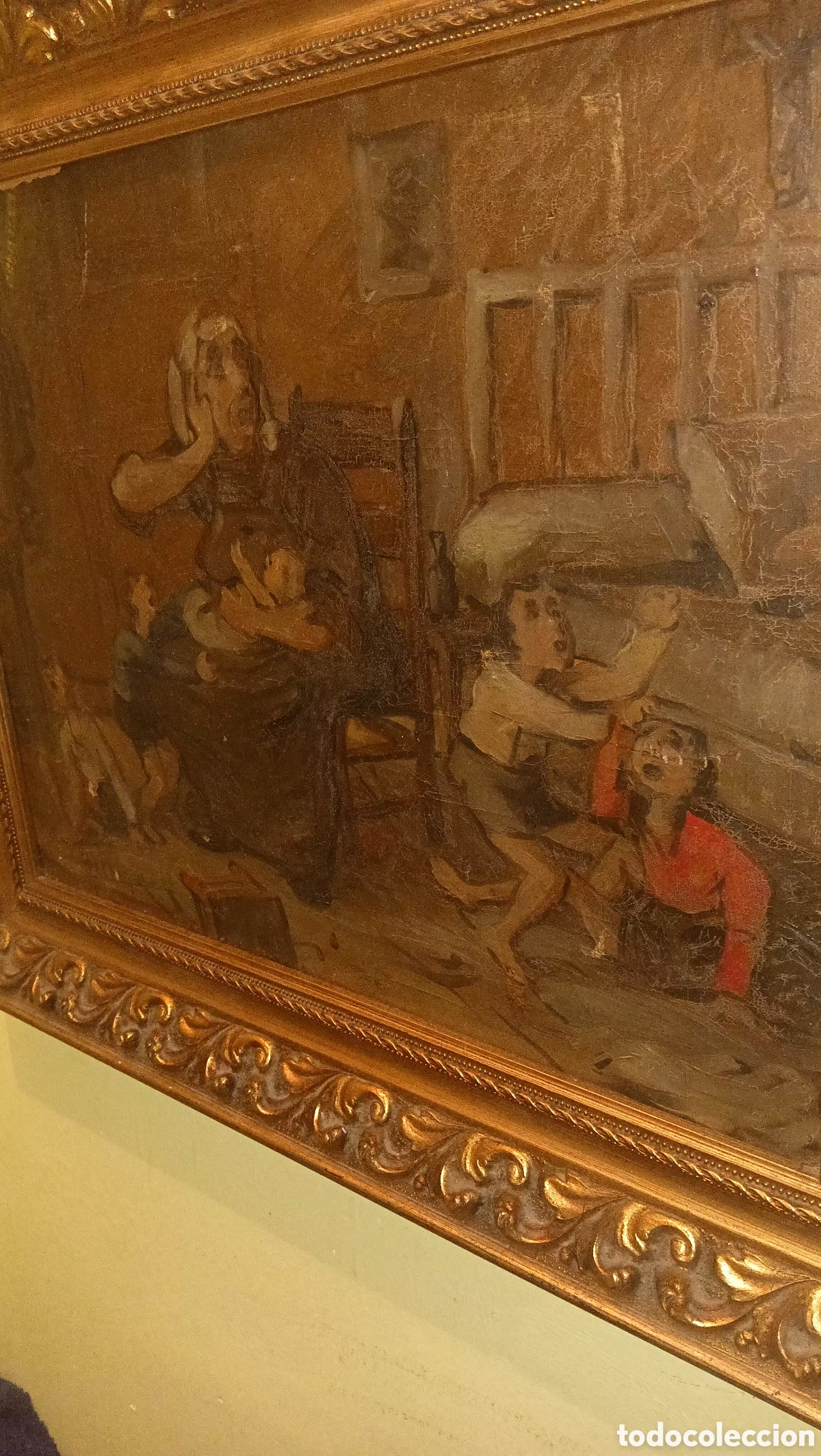 Arte: Cuadro antiguo Roger Allain - Foto 5