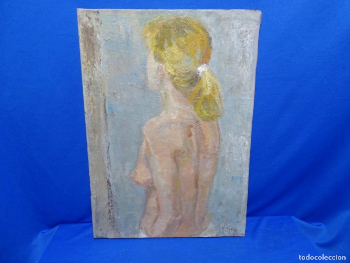 Kunst: &Oacute;LEO TELA ALICIA GRAU P&Eacute;REZ-AGUST&Iacute;N (BARCELONA 1955). DESNUDO.