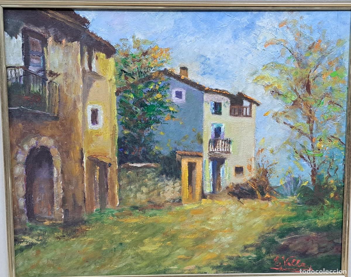 Arte: &Oacute;leo sobre tabla firmado - Foto 2