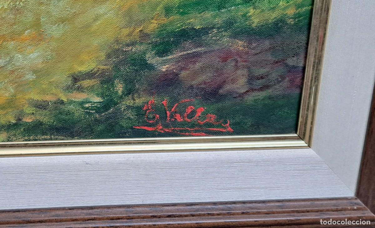 Arte: &Oacute;leo sobre tabla firmado - Foto 4