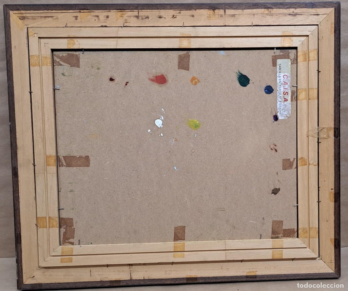 Arte: &Oacute;leo sobre tabla firmado - Foto 8