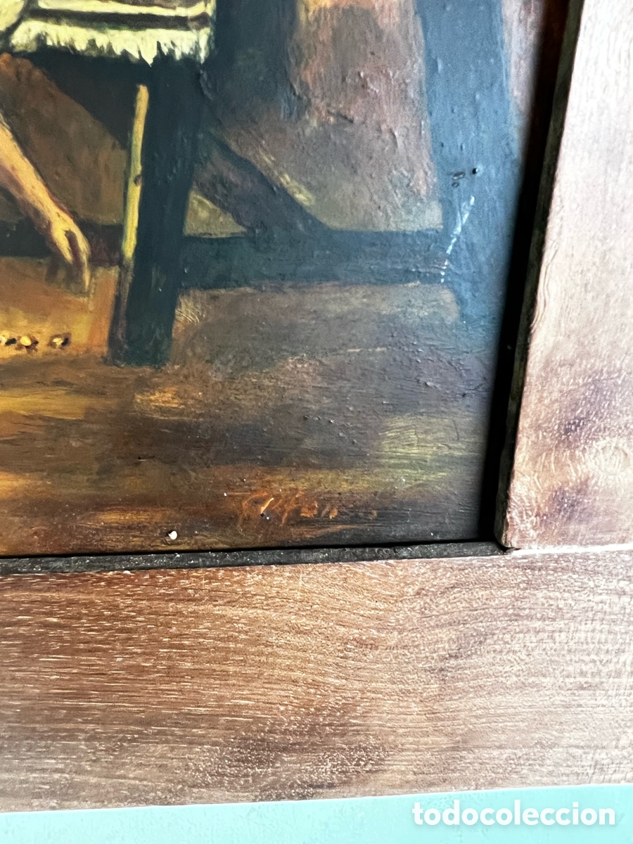 Arte: CUADRO COSTUMBRES ANDALUZAS - Foto 2