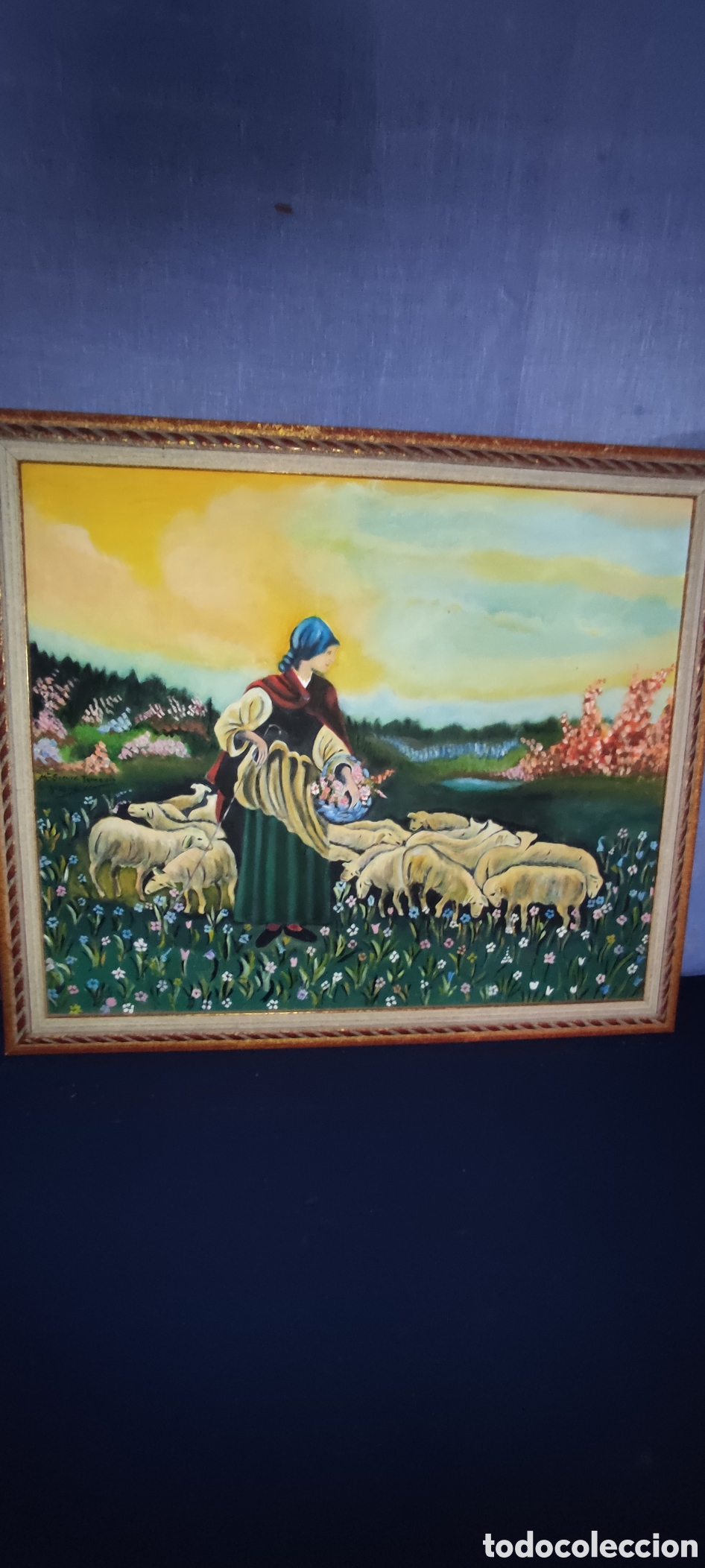 Arte: Cuadro, Oleo sobre lienzo M . segurs - Foto 2