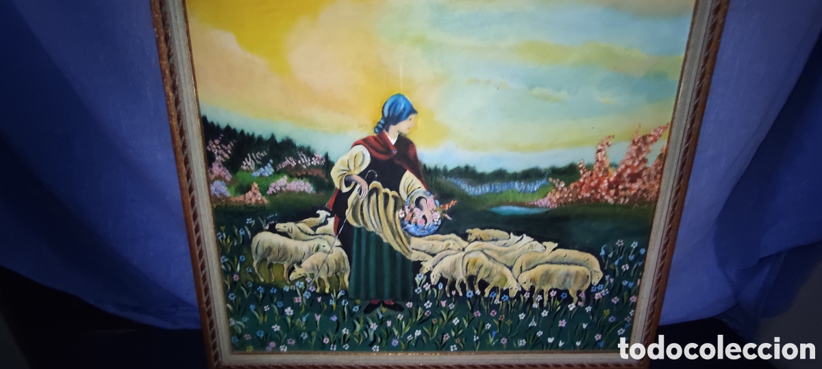 Arte: Cuadro, Oleo sobre lienzo M . segurs - Foto 6