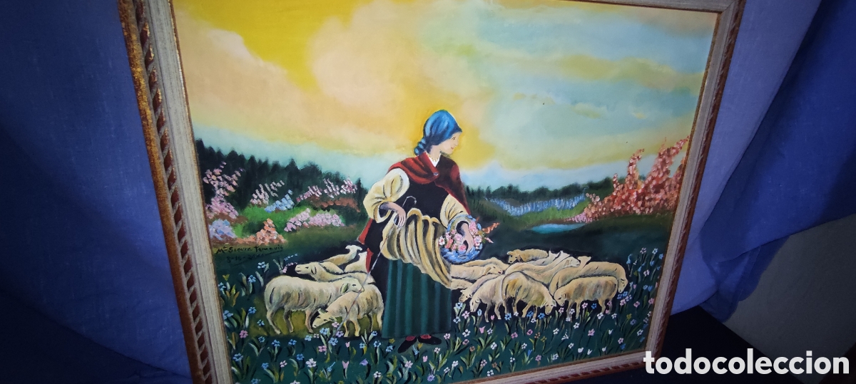 Arte: Cuadro, Oleo sobre lienzo M . segurs - Foto 7