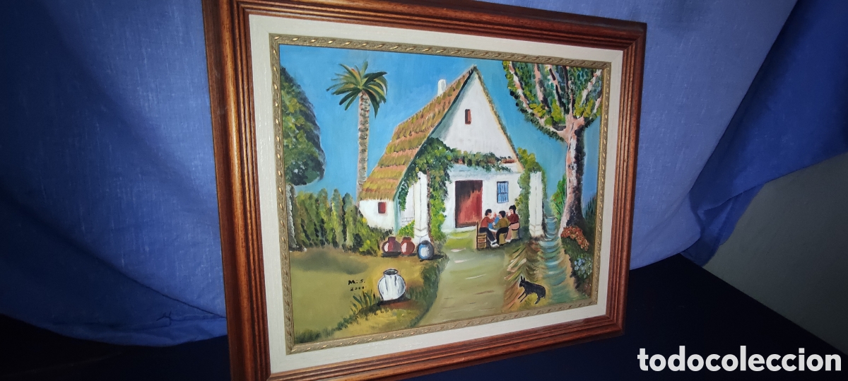 Arte: Cuadro, Oleo sobre lienzo M.S. - Foto 3