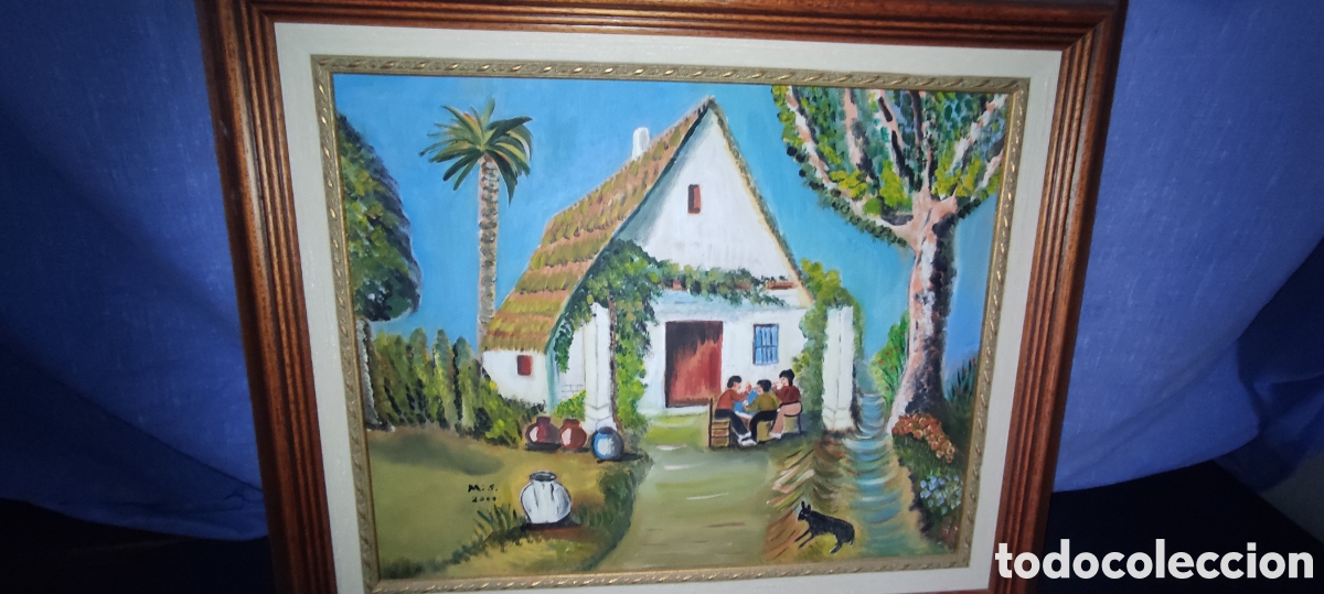 Arte: Cuadro, Oleo sobre lienzo M.S. - Foto 4