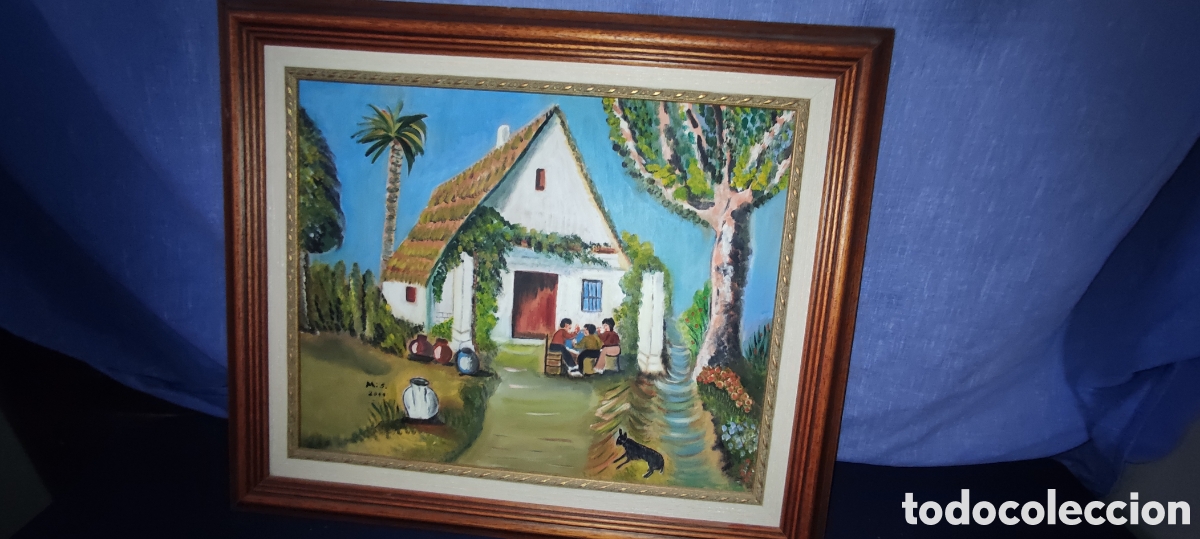 Arte: Cuadro, Oleo sobre lienzo M.S. - Foto 5