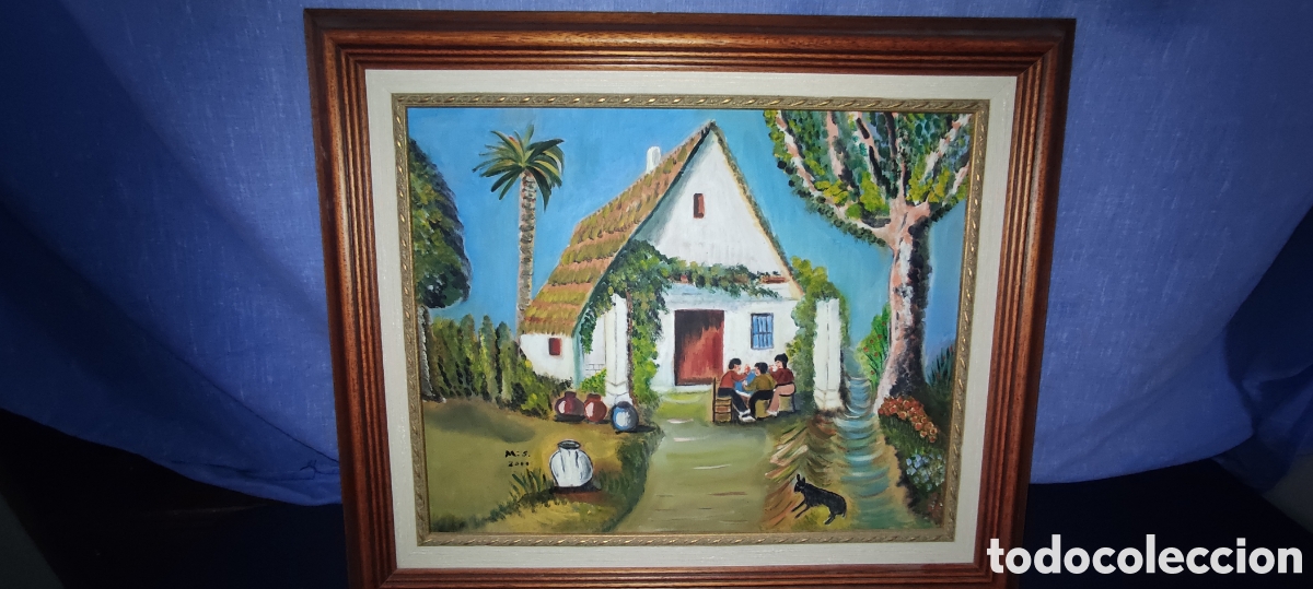 Arte: Cuadro, Oleo sobre lienzo M.S. - Foto 8