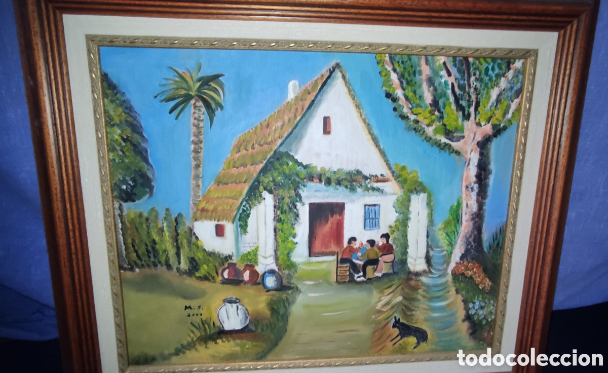 Arte: Cuadro, Oleo sobre lienzo M.S. - Foto 1