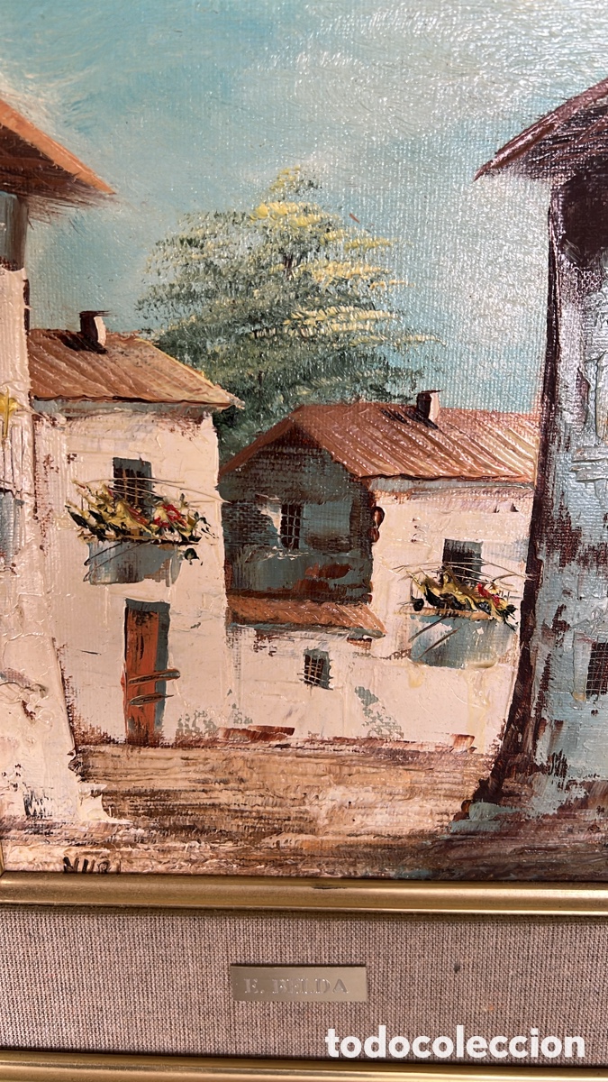 Arte: CUADRO CASAS R&Uacute;STICAS FIRMADO - Foto 3