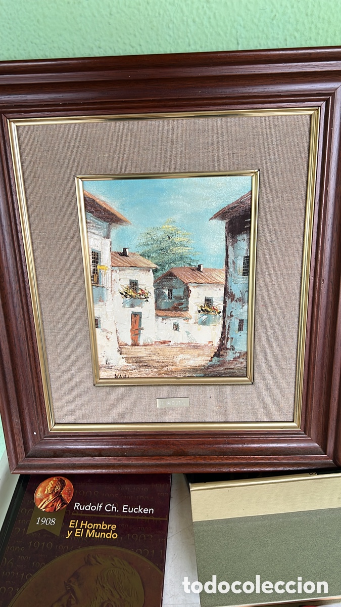 Arte: CUADRO CASAS R&Uacute;STICAS FIRMADO - Foto 1