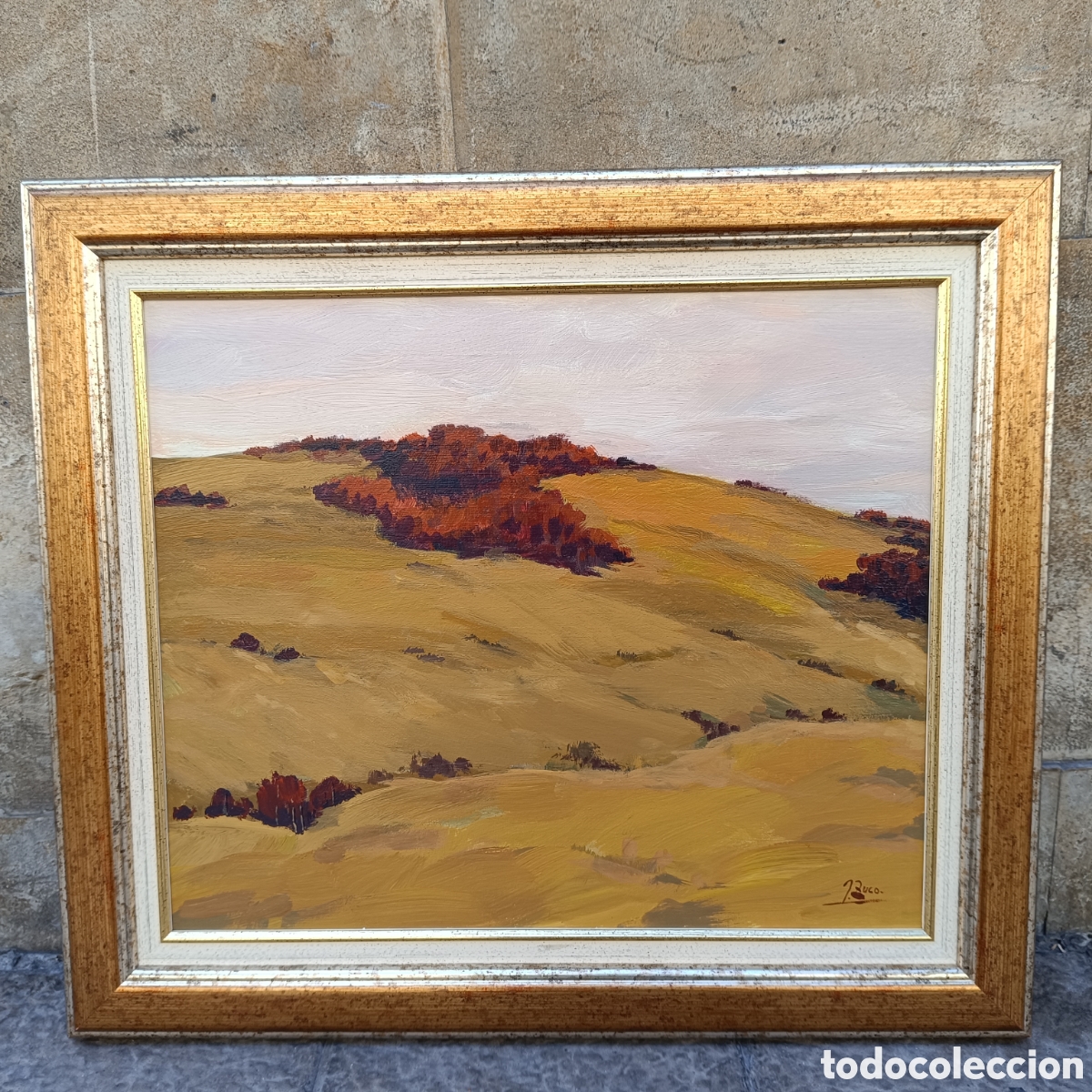 Arte: Cuadro oleo paisaje de Jes&uacute;s D&iacute;az Zuco