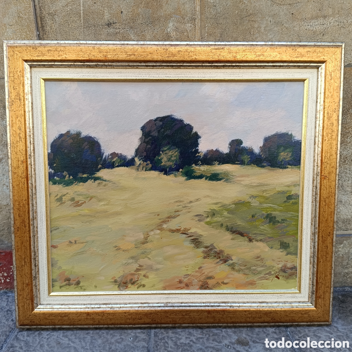 Arte: Cuadro oleo paisaje de Jes&uacute;s D&iacute;az Zuco