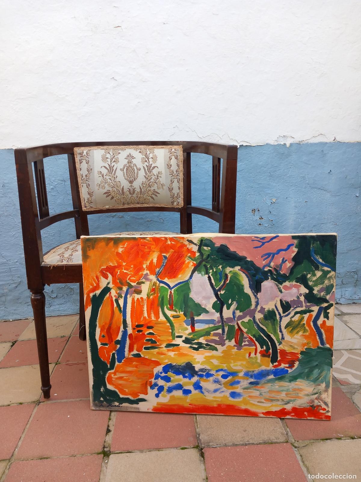 Arte: Interpretaci&oacute;n Matisse oleo lienzo - Foto 1