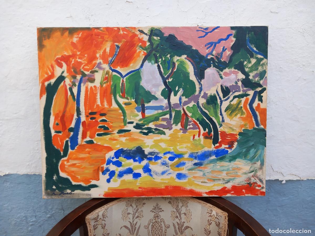 Arte: Interpretaci&oacute;n Matisse oleo lienzo - Foto 2