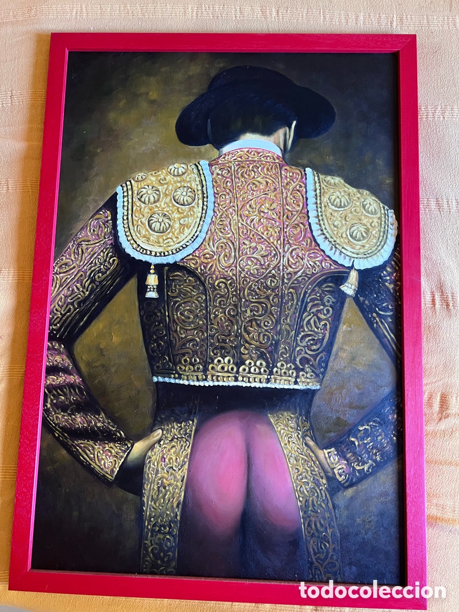 Kunst: &Oacute;leo sobre lienzo Traje luces