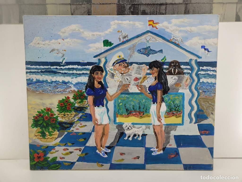 Arte: CUADRO PINTADO AL &Oacute;LEO - Foto 1