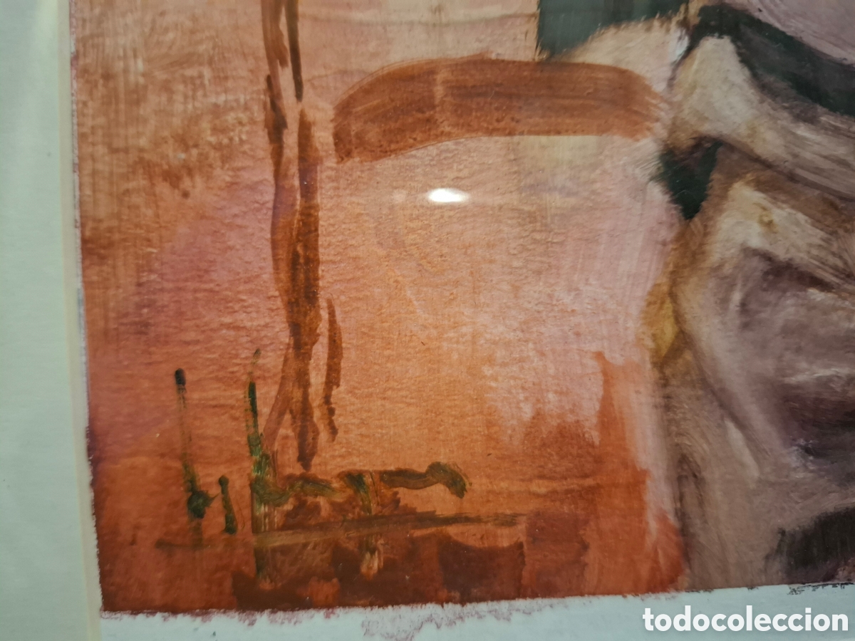 Arte: Oleo gitano bailando luis marquez 43x33 - Foto 3
