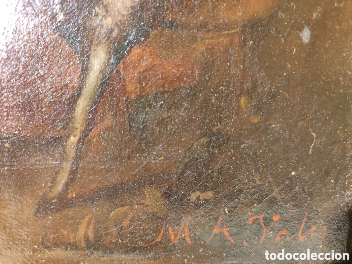 Arte: Copia de Murillo firmada. - Foto 7