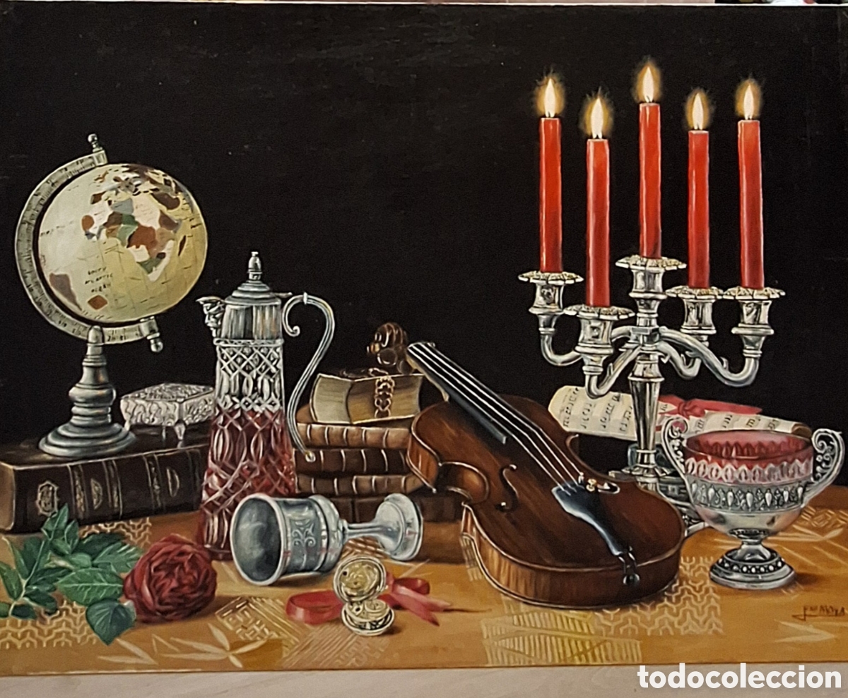 Arte: Pintura bodeg&oacute;n &oacute;leo - Foto 1